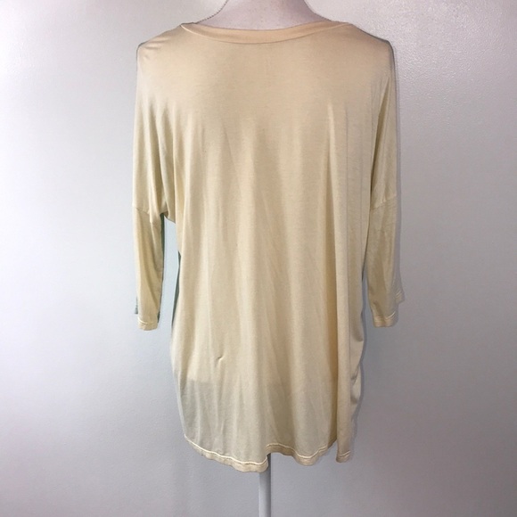 Pastels Clothing Green and Cream Tunic Top - Picture 3 of 7